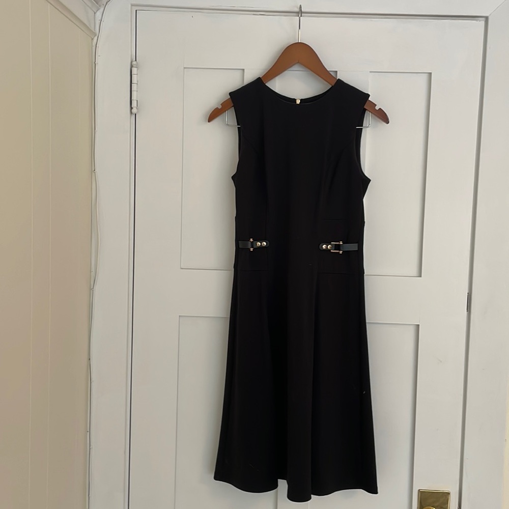 Calvin Klein black A-line dress. Size 2.